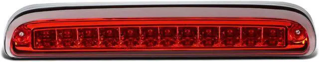 Main image of For 1993 to 2016 Ford Super Duty Ranger Mazda B-Series LED 3rd Third Tail Brake Light Rear Stop Lamp Red Housing 94 95 96 97 98 99 00 11 12 13 14 15