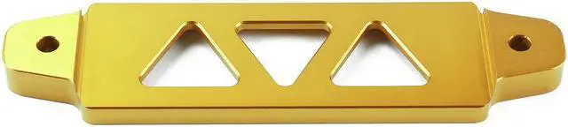 Alt view image 6 of 7 - DNA Motoring BATT-SHORT-GD 145mm/170mm Billet Aluminum Battery Tie Down Mount Bracket (Gold)