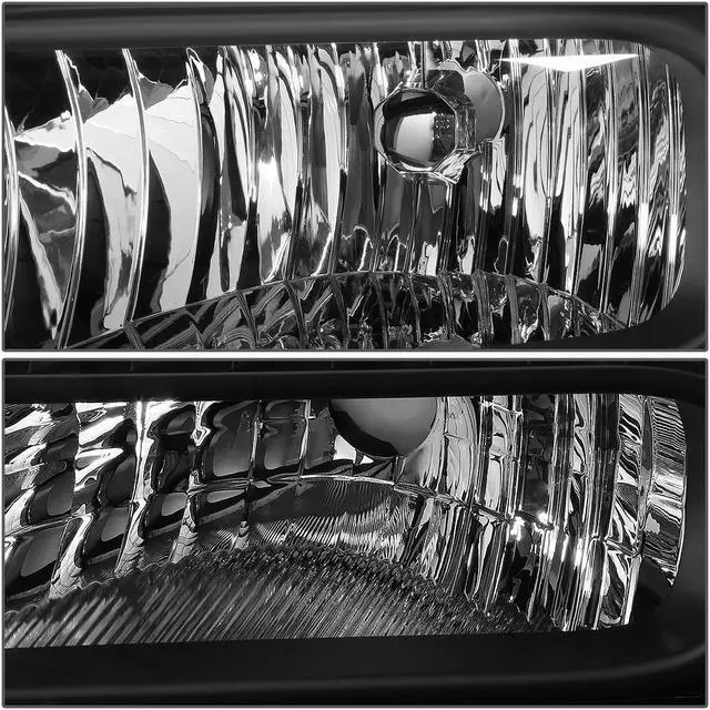 Alt view image 2 of 6 - DNA Motoring HL-OH-FSD05-BK-CL1 For 2005 to 2007 Ford F250 F350 F450 F550 Super Duty OE Style Headlight Black Housing Headlamp - 1 Gen 06 Left + Right