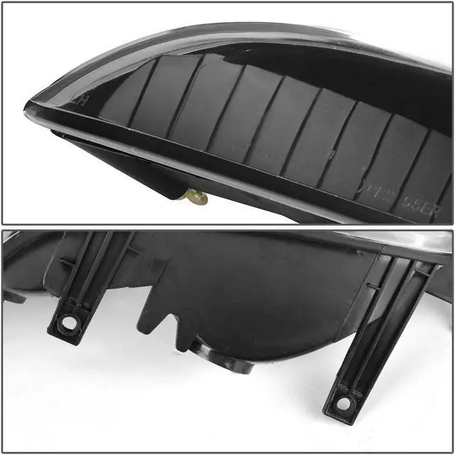 Alt view image 3 of 5 - DNA Motoring BL-FEXP95-BK-AM For 1995 to 2001 Ford Explorer Mountaineer Pair Black Housing Amber Corner Bumper Lights 96 97 98 99 00