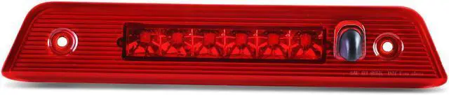 Main image of DNA Motoring 3BL-JLIR08-LED-RD For 2008 to 2012 Jeep Liberty KK Hight Mount LED 3rd Third Tail Brake Light Rear Stop Lamp Red Housing 09 10 11