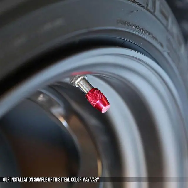 Alt view image 3 of 3 - DNA Motoring VCAP-RT-007-BK VCAP-RT-007 Bullet Style Polished Aluinum Black Tire Vavle Stem Caps (Pack of 4)