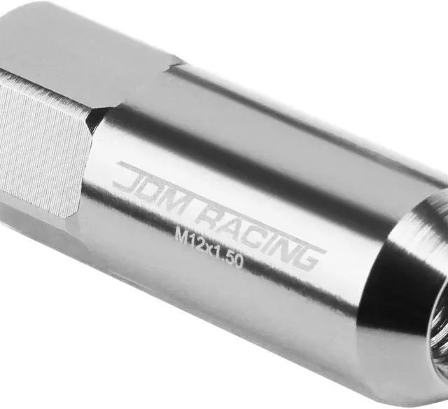 Alt view image 2 of 6 - DNA Motoring LG-T888-15-SL 20-Piece M12 x 1.5 Aluminum Alloy Wheel Lug Nuts+Adapter Key (Silver)