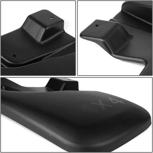 Alt view image 4 of 7 - DNA Motoring WFMK-008 For 2005 to 2015 Toyota Tacoma 4X4 4Pcs Matte Black Front+Rear Wheel Mud Guard Splash Flaps Kit