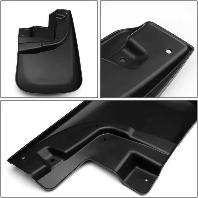 Alt view image 5 of 7 - DNA Motoring WFMK-008 For 2005 to 2015 Toyota Tacoma 4X4 4Pcs Matte Black Front+Rear Wheel Mud Guard Splash Flaps Kit