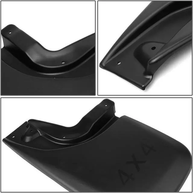Alt view image 3 of 7 - DNA Motoring WFMK-008 For 2005 to 2015 Toyota Tacoma 4X4 4Pcs Matte Black Front+Rear Wheel Mud Guard Splash Flaps Kit