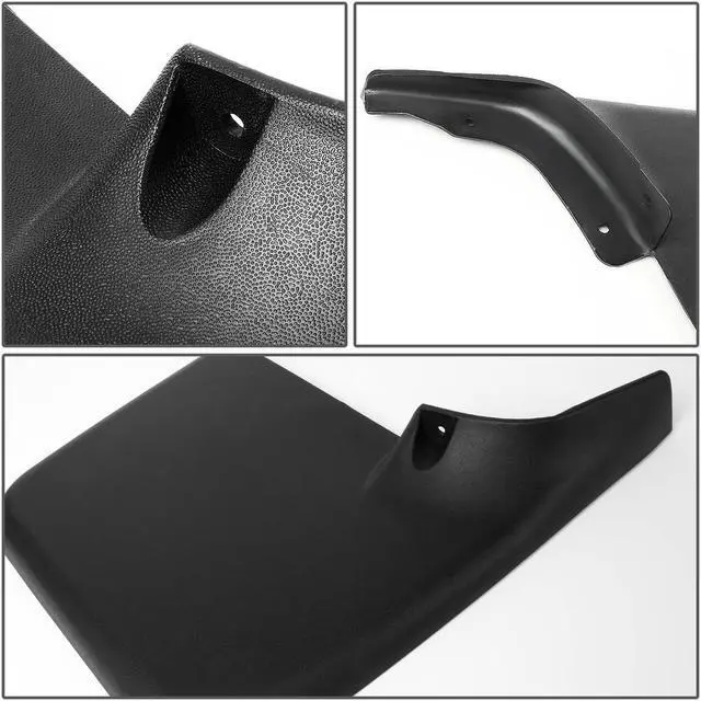 Alt view image 4 of 7 - DNA Motoring WFMK-009 For 2004 to 2014 Ford F150 Without OE Fender Flares 4Pcs Wheel Mud Guard Splash Flaps Kit