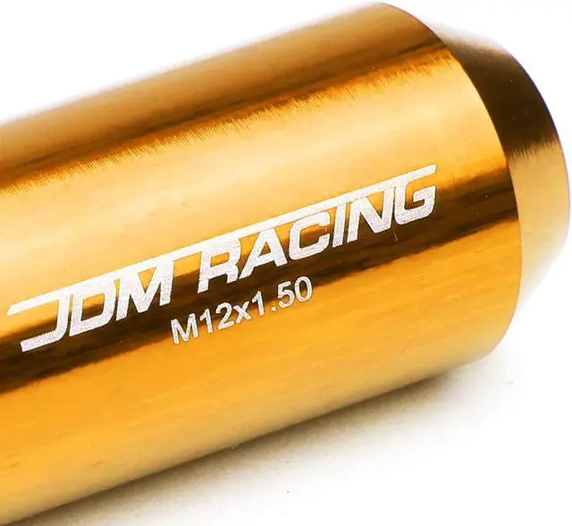 Alt view image 2 of 5 - DNA Motoring LN-ZTL-9023-15-OR 16-Piece M12 x 1.5 Aluminum Alloy Wheel Lug Nuts + 4 x Lock Nut + 1 x Lock Nut Key (Orange)