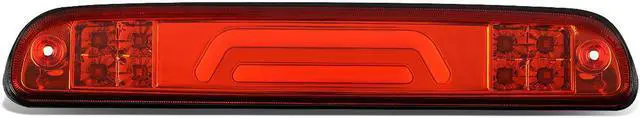 Main image of DNA Motoring 3BL-FSPRAN99-3D-LED-RD For 1993 to 2016 Ford Super Duty Ranger Mazda B-Series 3D LED Bar 3rd Third Tail Brake Light Cargo Lamp Red Housing 94 95 96 97 98 99 00 11 12 13 14 15