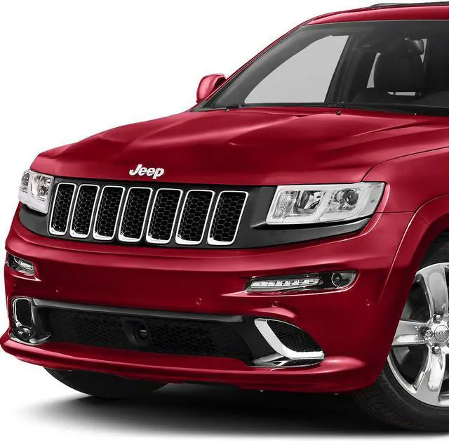 Alt view image 7 of 7 - DNA Motoring HL-HPL-JGC14-CH-CL1 For 2014 to 2016 Jeep Grand Cherokee LED DRL Projector Headlight Chrome Housing Clear Corner Headlamp 12 Left + Right