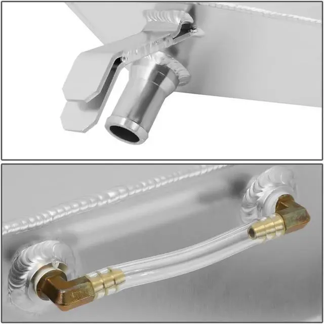 Alt view image 4 of 5 - DNA Motoring TANK-COL-013 For 1997 to 2004 Ford F150 Heritage Aluminum Coolant Expansion Recovery Overflow Tank Bottle 98 99 00 01 02 03