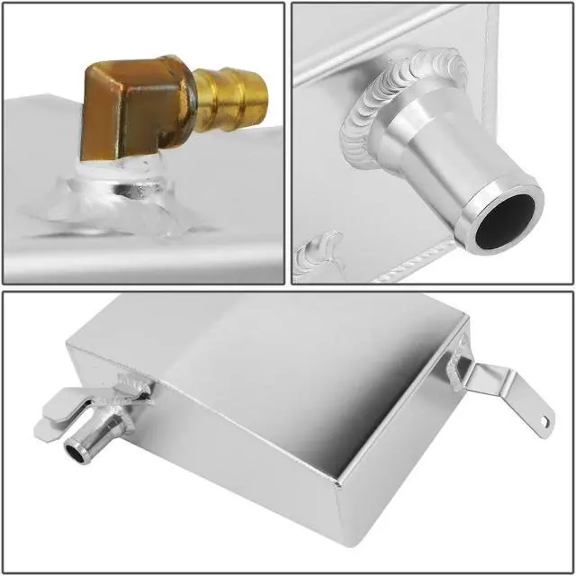 Alt view image 5 of 5 - DNA Motoring TANK-COL-013 For 1997 to 2004 Ford F150 Heritage Aluminum Coolant Expansion Recovery Overflow Tank Bottle 98 99 00 01 02 03