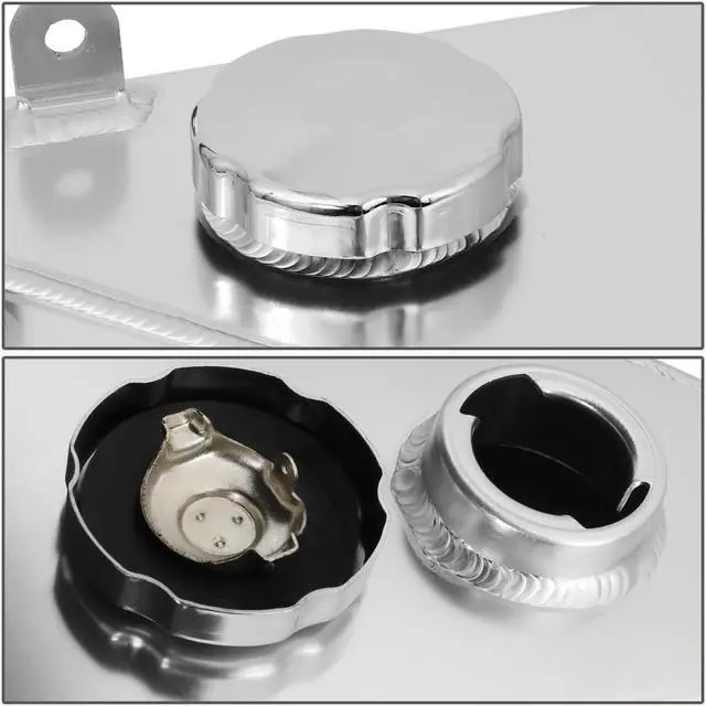 Alt view image 3 of 5 - DNA Motoring TANK-COL-001 For 1984 to 1996 Chevy Corvette Aluminum Coolant Expansion Recovery Overflow Tank Bottle 85 86 87 88 89 90 91 92 93 94 95