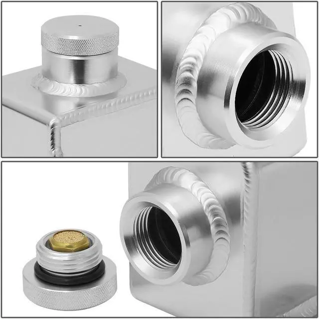 Alt view image 4 of 5 - DNA Motoring TANK-CLU-001 For MT Manual Transmission Vehicle Aluminum Clutch Master Cylinder Reservoir Can/Tank