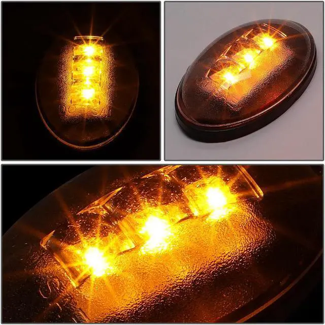 Alt view image 3 of 7 - DNA Motoring FENDL-FSD99-CH For 1999 to 2010 Ford F250 F350 F450 Super Duty LED Dually Bed Fender Side Marker Light Set 00 01 02 03 04 05 06 07 08 09