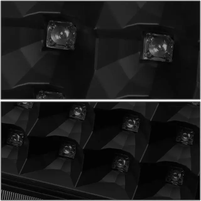 Alt view image 4 of 6 - DNA Motoring TL-C10-LED-BK-SM For 1992 to 1999 Chevy GMC C / K Series LED Tail Brake Reverse Light Kit (Black Smoke) 93 94 95 96 97 98
