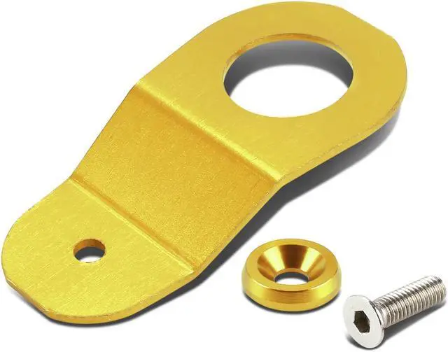 Alt view image 3 of 7 - DNA Motoring RAH-EK-GD GOLD CNC BILLET ALUMINUM RADIATOR STAY MOUNTING BRACKET+WASHER KIT FOR EK DC S2K