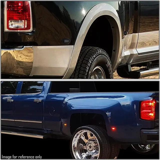 Alt view image 7 of 7 - DNA Motoring FENDL-FSD99-SM For 1999 to 2010 Ford F250 / F350 / F450 Super Duty LED Dually Bed Fender Side Marker Light Set 00 01 02 03 04 05 06 07 08 09