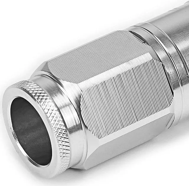 Alt view image 3 of 5 - DNA Motoring LN-ZTL-9015-15-SL 16-Piece M12 x 1.5 Aluminum Alloy Wheel Lug Nuts + 4 x Lock Nut + 1 x Lock Nut Key (Silver)