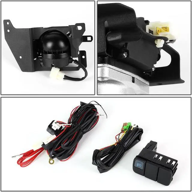 Alt view image 4 of 5 - DNA Motoring FL-HC922-SM For 1992 to 1995 Honda Civic 2/3-Door Front Bumper Driving Fog Light+Bulbs+Switch Smoked Lens 5th Gen EJ1/2 EG3 EH2/3 D15 D16 93 94