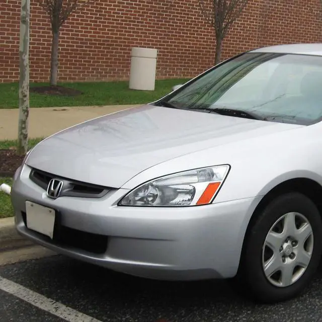 Alt view image 4 of 4 - DNA Motoring HL-OH-HA03-CH-AB For 2003 to 2007 Honda Accord Replacement Headlight Chrome Housing Amber Corner Headlamp 04 05 06 Left + Right