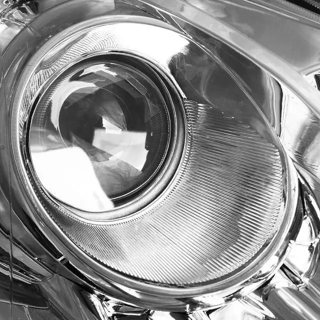 Alt view image 2 of 4 - DNA Motoring HL-OH-HSON11-CH-AM For 2011 to 2014 Sonata Pair Projector Headlight Chrome Housing Amber Corner Headlamps 12 13 Left + Right