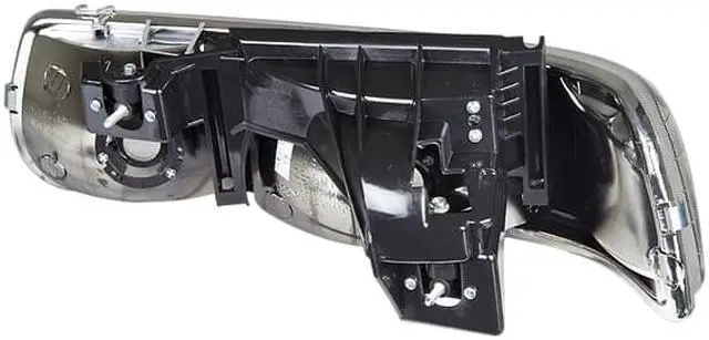 Alt view image 3 of 5 - DNA Motoring HL-OH-CS99-2P-BK For 1999 to 2006 Chevy Silverado Tahoe Headlights Black Housing Headlamp - GMT800 00 01 02 03 04 05 Left + Right