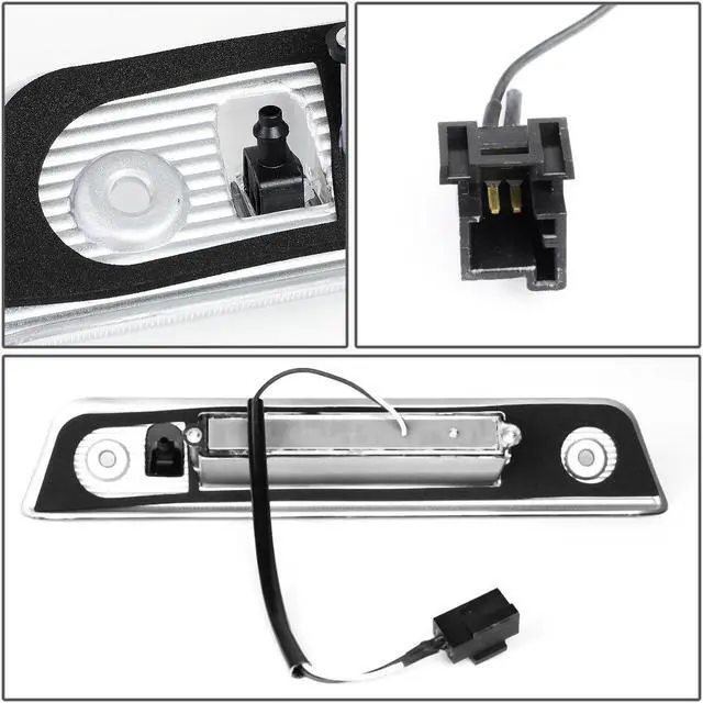 Alt view image 4 of 5 - DNA Motoring 3BL-JLIR08-LED-BK For 2008 to 2012 Jeep Liberty KK Hight Mount LED 3rd Third Tail Brake Light Rear Stop Lamp Black Housing 09 10 11