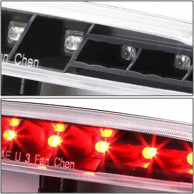 Alt view image 3 of 6 - DNA Motoring 3BL-CCV97-LED-BK For 1997 to 2004 Chevy Corvette C5 Rear LED 3rd Third Tail Brake Light Black Housing Lamp 98 99 00 01 02 03