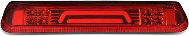 Main image of DNA Motoring 3BL-F15004-3D-LED-RD For 2004 to 2010 Ford F150 Explorer Sport Trac Lincoln Mark LT 3D LED Bar 3rd Third Tail Brake Light w/Cargo Lamp Red Housing 05 06 07 08 09