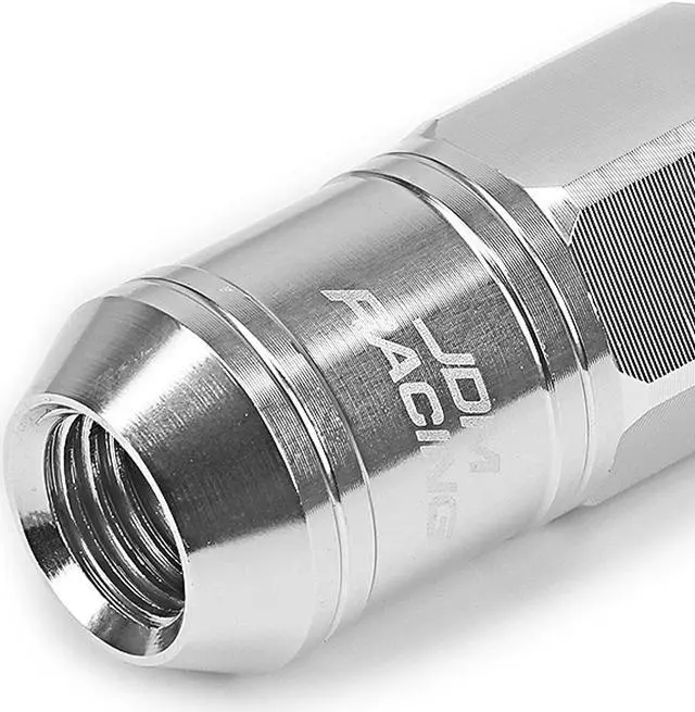 Alt view image 2 of 5 - DNA Motoring LN-ZTL-9015-15-SL 16-Piece M12 x 1.5 Aluminum Alloy Wheel Lug Nuts + 4 x Lock Nut + 1 x Lock Nut Key (Silver)