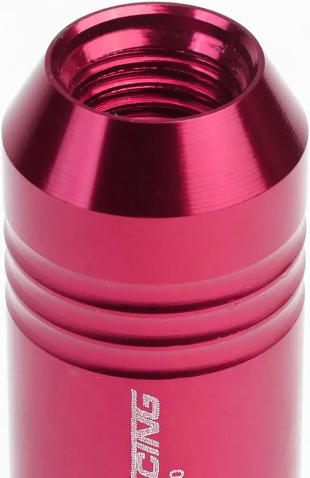 Alt view image 4 of 5 - DNA Motoring LN-ZTL-9022-15-PK 20-Piece M12 x 1.5 Aluminum Alloy Wheel Lug Nuts +1 X Deep Drive Extension (Pink)