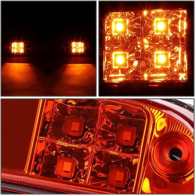 Alt view image 4 of 6 - DNA Motoring 3BL-FSPRAN99-3D-LED-RD For 1993 to 2016 Ford Super Duty Ranger Mazda B-Series 3D LED Bar 3rd Third Tail Brake Light Cargo Lamp Red Housing 94 95 96 97 98 99 00 11 12 13 14 15