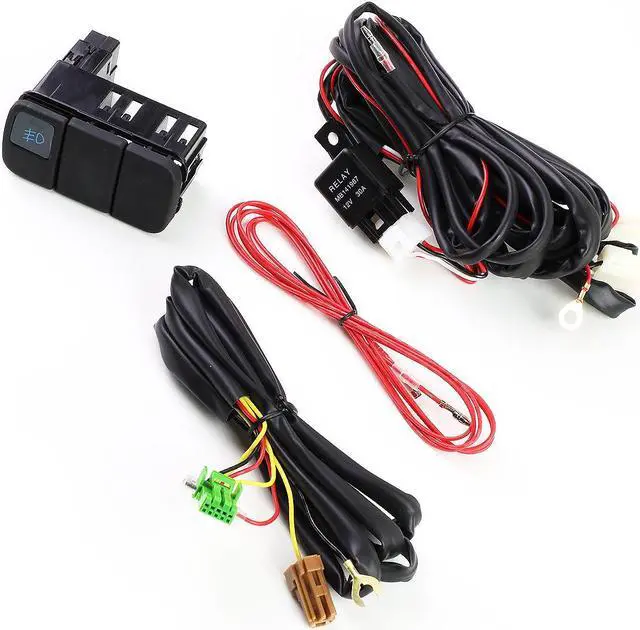 Alt view image 6 of 6 - DNA Motoring FL-HC924-SM For 1992 to 1995 Honda Civic 4-Door Sedan Front Bumper Driving Fog Light+Bulbs+Switch Smoked Lens 5th Gen EG8/9 EH9 D15 D16 93 94