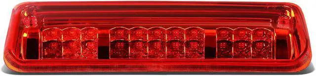 Main image of DNA Motoring 3BL-F15004-LED-RD For 2004 to 2010 Ford F150 Explorer Sport Trac Lincoln Mark LT LED 3rd Third Tail Brake Light w/Cargo Lamp Red Housing 05 06 07 08 09