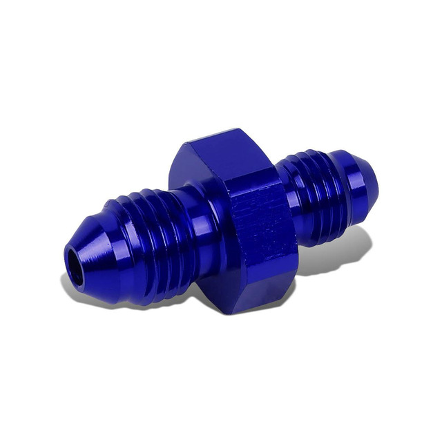 thumbnail image 2 of Speed Daddy 3AN Female To 4AN Male Adapter - Blue Anodized Aluminum, Reducer Union 2 of 6
