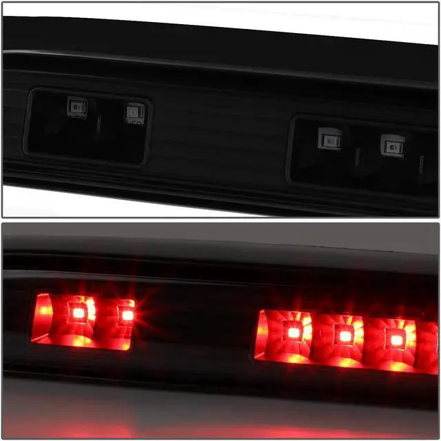 Alt view image 3 of 5 - For 92-97 Ford F150 F250 F350 Bronco Full LED Tinted Lens 3rd Third Tail Brake Light Rear Stop Lamp 93 94 95 96