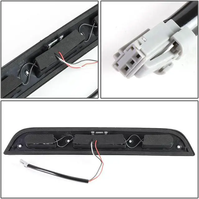 Alt view image 4 of 6 - DNA Motoring 3BL-F15015-LED-RD For 2015 to 2020 Ford F-150/F250-550 Super Duty High Mount LED 3rd Third Tail Brake Light w/Cargo lamp Red Lens 16 17 18 19