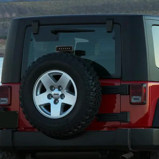 Alt view image 5 of 6 - DNA Motoring 3BL-JWR07-CL For 2007 to 2017 Jeep Wrangler JK LED 3rd Third Tail Brake Light Rear Stop Lamp Chrome Housing 08 09 10 11 12 13 14 15 16