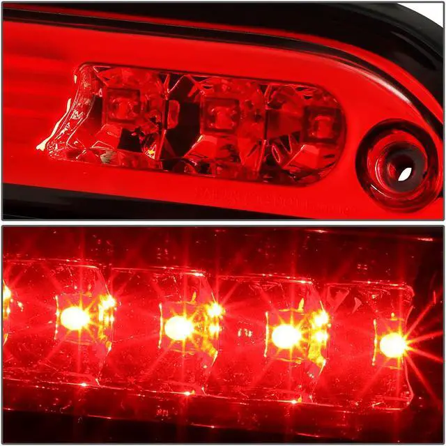 Alt view image 3 of 6 - DNA Motoring 3BL-F15015-LED-RD For 2015 to 2020 Ford F-150/F250-550 Super Duty High Mount LED 3rd Third Tail Brake Light w/Cargo lamp Red Lens 16 17 18 19