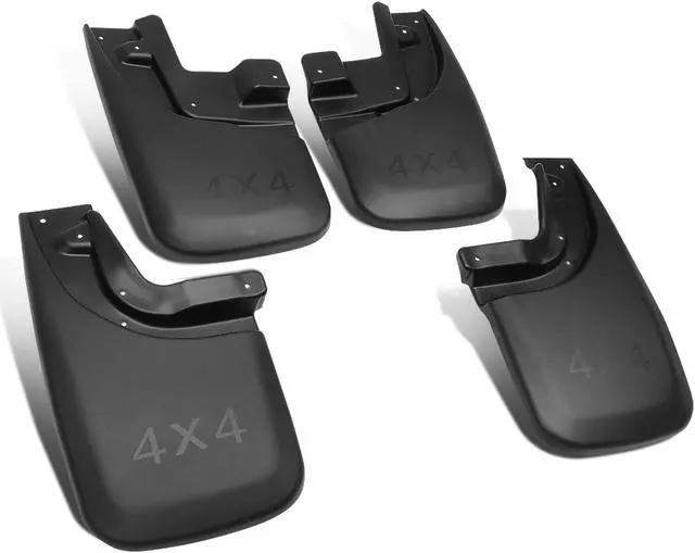 Main image of DNA Motoring WFMK-008 For 2005 to 2015 Toyota Tacoma 4X4 4Pcs Matte Black Front+Rear Wheel Mud Guard Splash Flaps Kit
