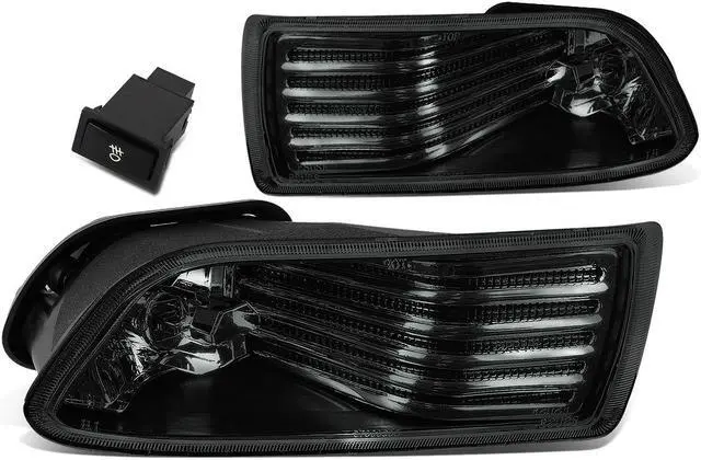Main image of DNA Motoring FL-ZTL-153-SM For 2005 to 2010 Scion tC Pair Bumper Driving Fog Light Lamp+Switch Smoked Lens 06 07 08 09