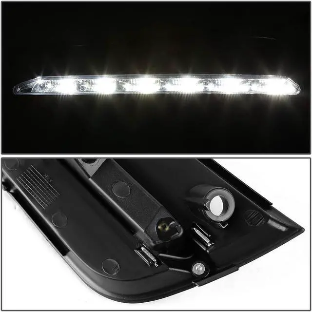 Alt view image 3 of 4 - DNA Motoring FL-ZTL-157-CH For 2010 to 2014 Chevy Cruze Pair LED Daytime Running Fog Light Lamp+Bezel Clear Lens 11 12 13