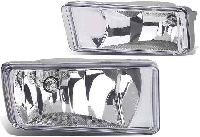 Main image of DNA Motoring FL-ZTL-111-CH For 2007 to 2015 Chevy GMC GMT900 Truck Pair Bumper Driving Fog Lights (Clear Lens) 08 09 10 11 12 13 14