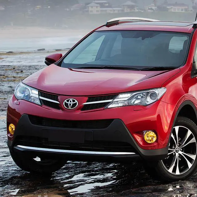 Alt view image 5 of 5 - DNA Motoring FL-ZTL-155-AM For 2013 to 2016 Toyota RAV4 XA40 Pair Bumper Driving Fog Light Lamp+Switch Amber Lens 14 15