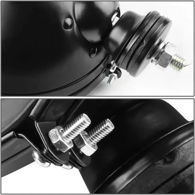 Alt view image 4 of 5 - DNA Motoring FL-6-U+SW-SM-BK 6" Round Fog Lights+Offroad Super 4X4 Guard+Switch For Grille/Brush/Bull bar (Smoke Lens Black Housing)