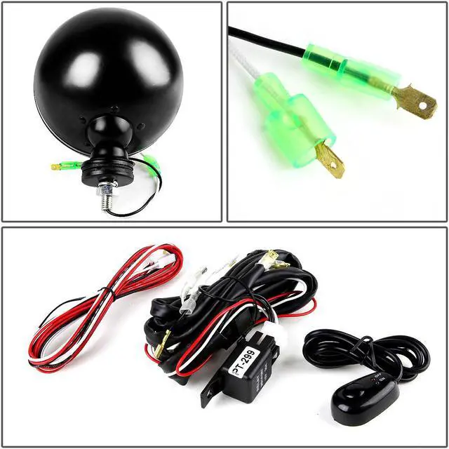 Alt view image 5 of 5 - DNA Motoring FL-6-U+SW-SM-BK 6" Round Fog Lights+Offroad Super 4X4 Guard+Switch For Grille/Brush/Bull bar (Smoke Lens Black Housing)