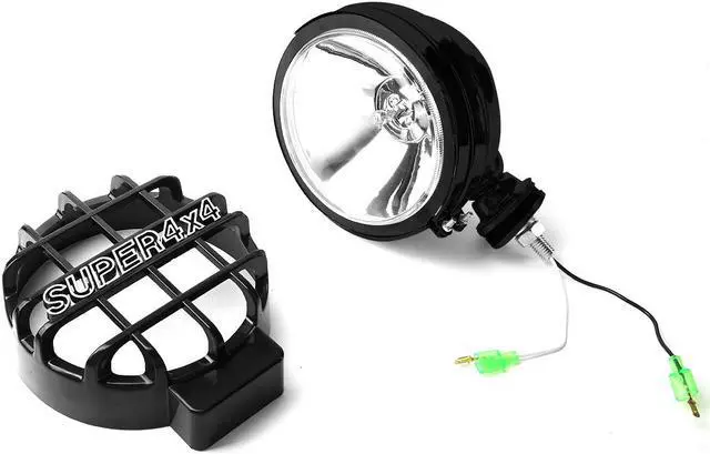 Alt view image 2 of 5 - DNA Motoring FL-6-U+SW-CH-BK 6" Round Fog Lights+Offroad Super 4X4 Guard+Switch For Grille/Brush/Bull bar (Clear Lens Black Housing)