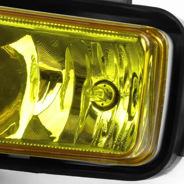 Alt view image 2 of 5 - DNA Motoring FL-ZTL-253-AM For 2015 to 2018 Chevy Suburban Tahoe Pair Bumper Driving Fog Light Lamp+Black Bezel+Switch Amber Lens 16 17