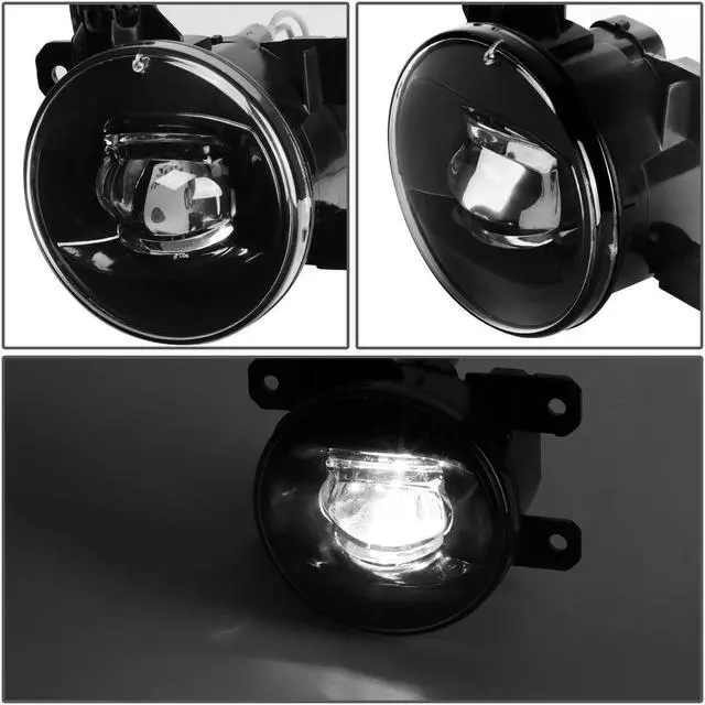 Alt view image 2 of 5 - DNA Motoring FL-ZTL-224-CH For 2006 to 2014 Suzuki Grand Vitara/SX4 Sedan Pair Bumper Driving LED Fog Light Lamp Clear Lens 07 08 09 10 11 12 13